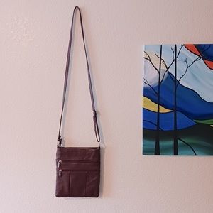 Burgundy Cross Body Purse
